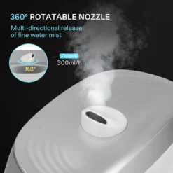 Cool Mist Humidifier, 6L Quiet Ultrasonic Humidifier For Bedroom (Customized Humidity, Remote Control, Sleep Mode & Auto Shut Off, 360° Nozzle) -Smart Planting Store 018b2cf5f18d1507feb79a7821bde54a