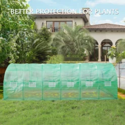 20x10x7 Ft. Large Walk In Greenhouse Tunnel Garden Plant Hot House -Smart Planting Store 0c89e1e65e5060d6d8c049f99c88f887