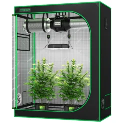 Standard Grow Tent Kit GIY-42 4x2, 2-Plant Complete System, With 100W VS1000 LED Grow Light, And 4-inch Ventilation Combo -Smart Planting Store 0e54ea707302a856b60ec84b4b0273f1