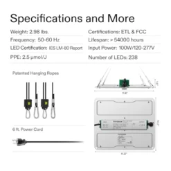 VS1000E LED Grow Light -Smart Planting Store 10cb20e85e184afd774494a8