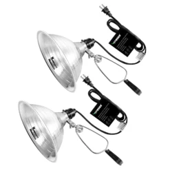 8.5 Inch Clamp Lamp Light, Pack Of 2