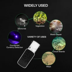 Jewelry Loupe Magnifier 30X 60X 90X LED Lighted Eye Loupe -Smart Planting Store 244c11bb0124707ef34089d6e707562c