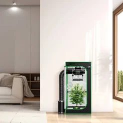 Smart Grow Tent Kit GIY-SGS-44 Lite 4x4, 4-Plant Complete System, With WiFi E42A Controller, 400W VS4000 LED Grow Light, 6-inch AeroZesh G6 Ventilation Combo, And AeroWave E6 Clip-on Fan -Smart Planting Store 268a828b7f0e9d245751a352bf51f339 8