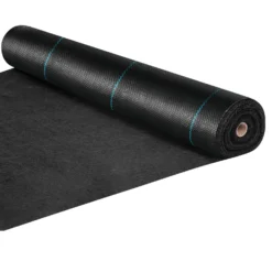 5.8oz Barrier Landscape Fabric 4 X 100 Ft, Heavy Duty Garden Cloth Felt For Flower Bed, Patio, Orchard, And Playground