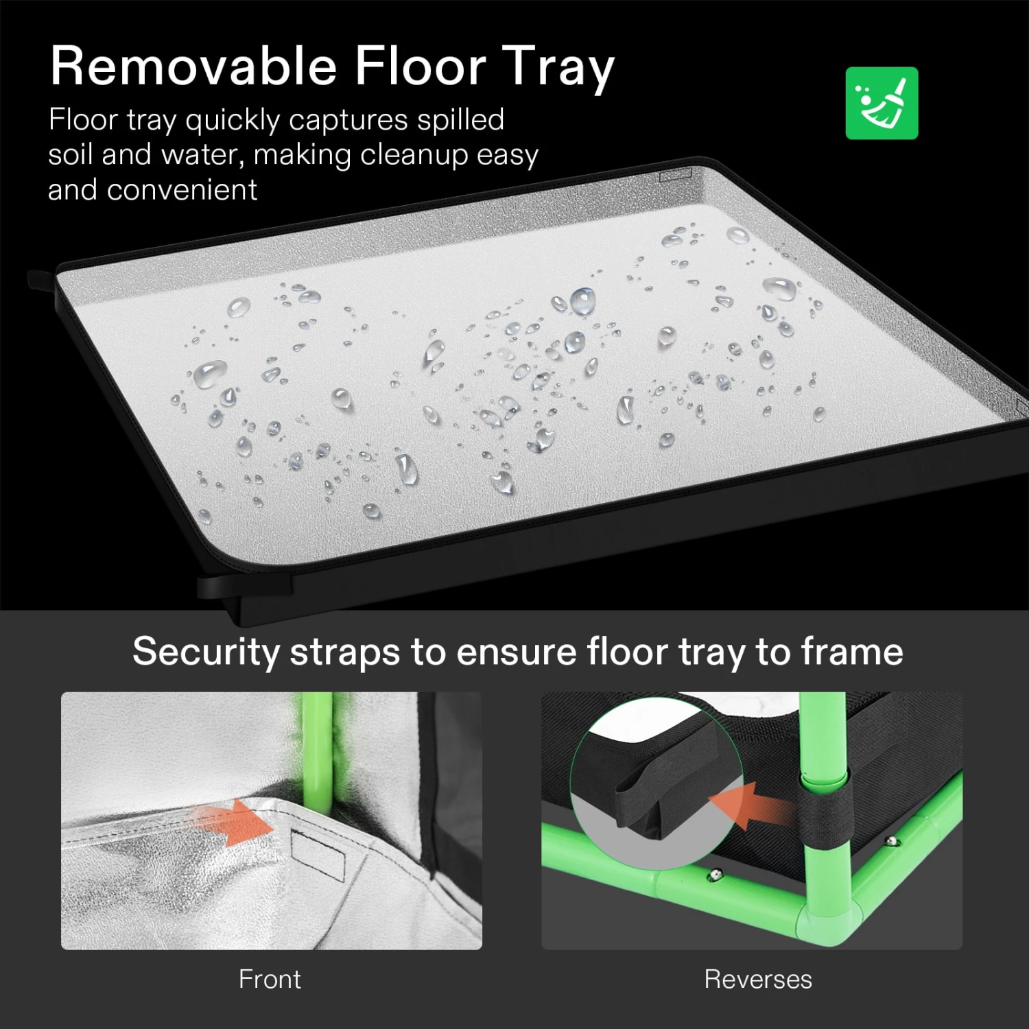 Floor Tray For 8*4 VIVOSUN Tent, 1 Pc 5 Floor Tray For 8*4 VIVOSUN Tent, 1 Pc - Image 5