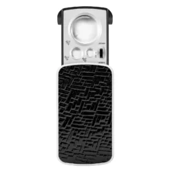 Jewelry Loupe Magnifier 30X 60X 90X LED Lighted Eye Loupe