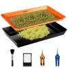 Herb Trimming Tray For Harvest, Blue