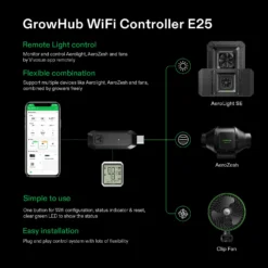 AeroLight A100SE LED Grow Light W/ GrowHub E25 Controller -Smart Planting Store 3e4affc172dfef77237f650fdea446d5 1