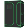 D548 2-in-1 Mylar Grow Tent 5x4 With Multi-Chamber, 60″ X 48″ X 80″