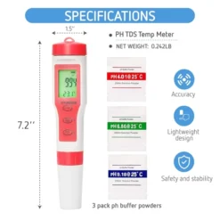 PH Meter 4-in-1 Function Water Quality Tester 9 PH Meter 4-in-1 Function Water Quality Tester -Smart Planting Store 49c928e5f0e185206c7081f8