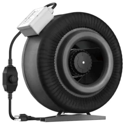 6-Inch 440 CFM Inline Duct Fan With Variable Speed Controller