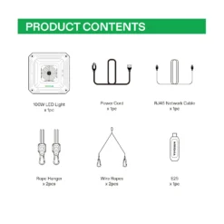 AeroLight A150SE LED Grow Light W/ GrowHub E25 Controller -Smart Planting Store 5b671c641653ade6d37ce49788e7585e
