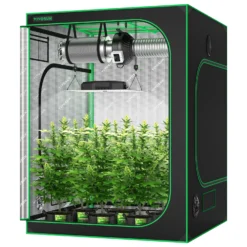 Standard Grow Tent Kit GIY-55 5x5, 6-Plant Complete System, With 400W VS4000 LED Grow Light, And 6-inch Ventilation Combo -Smart Planting Store 5d19d6971d4e35d89c4fd03e8fc92518