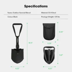 Survival Shovel Folding Portable Tactical Camping Shovel Multitool For Camping, Hiking, Backpacking -Smart Planting Store 5d293d4b63f97ebc3bb716a405895eec