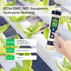 5-in-1 Digital PH Meter With PH/Salinity/TDS/EC/Temperature Function -Smart Planting Store 5e923965159cce6404cf3c8f570522b5