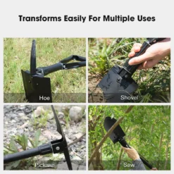 Survival Shovel Folding Portable Tactical Camping Shovel Multitool For Camping, Hiking, Backpacking -Smart Planting Store 6393ad9611e72797da193f6bd9100ccb