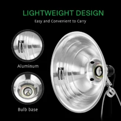 8.5 Inch Clamp Lamp Light, Pack Of 2 -Smart Planting Store 64b155b68d1c6d457290d5b90fa2f906