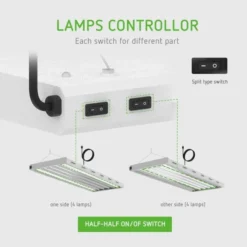 6500K T5 HO Fluorescent Grow Light Fixture 4FT 6 Lamp -Smart Planting Store 67eb9ecbc18ae4f6301eba9b