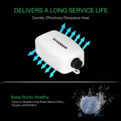 5 Gallon DWC Hydroponic System Kit (4 Bucket, Black) -Smart Planting Store 75dd3d1643b98951dcf98a424dc8fb9b