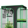 Standard 2-in-1 Grow Tent Kit GIY-43 4x3, 2-Plant Complete System, With 100W VS1000 LED Grow Light, And 4-inch Ventilation Combo