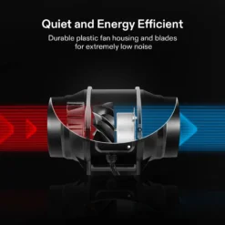 4 Inch Inline Duct Fan And GrowHub E42A, W/EC Motor, Quiet Ventilation Exhaust Fan -Smart Planting Store 77729fba22e3e4618207209d8e25fb5f 1