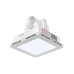 Bathroom Ventilation And Exhaust Fan With LED Light, 4 Inch, 110 CFM