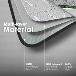 G336 Upgraded 3x3 Mylar Grow Tent With 19mm Poles, 36″ X 36″ X 72″ -Smart Planting Store 7a70fde459ccf6a3a005ea52ba81dd13 1