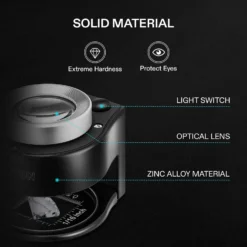 30X Rechargeable Loupe Magnifier With Optical Glass Lens And Lights 12 30X Rechargeable Loupe Magnifier With Optical Glass Lens And Lights -Smart Planting Store 7b1a200eb8532ce1d82b793aec8bbe94