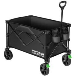 Heavy Duty Collapsible Folding Wagon, Green
