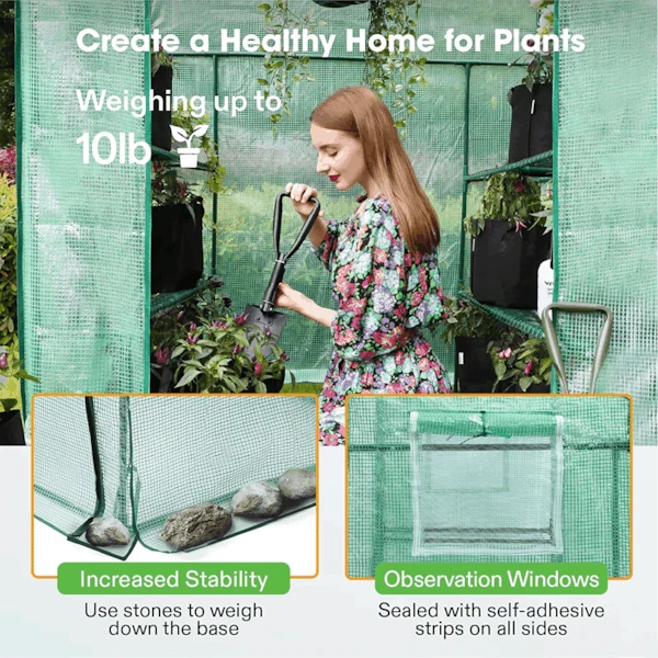 56″x28″x76″ Mini Walk-in Green House 4 56″x28″x76″ Mini Walk-in Green House - Image 4