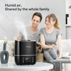 2-in-1 Warm And Cool Mist Humidifier, 5L Indoor Ultrasonic Air Humidifier With Essential Oil Tray For Bedrooms, Plants, Offices And Babies -Smart Planting Store 871ddf783468f0ff99c241e92e2b0d22