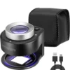 30X Rechargeable Loupe Magnifier With Optical Glass Lens And Lights