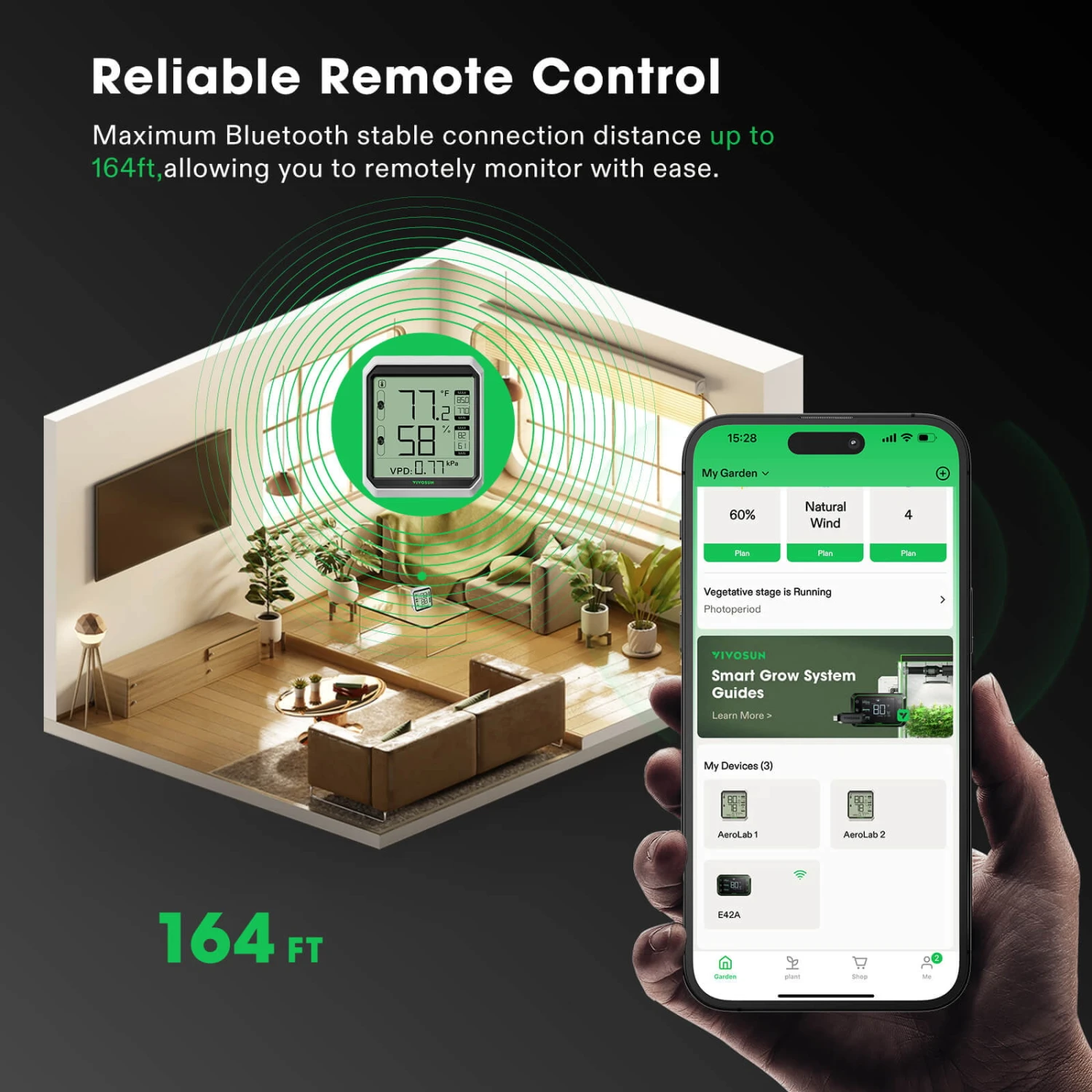 AeroLab THB1 Bluetooth Hygrometer Thermometer 5 AeroLab THB1 Bluetooth Hygrometer Thermometer - Image 5