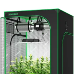 Standard Grow Tent Kit GIY-44 4x4, 4-Plant Complete System, With 400W VS4000 LED Grow Light, And 6-inch Ventilation Combo