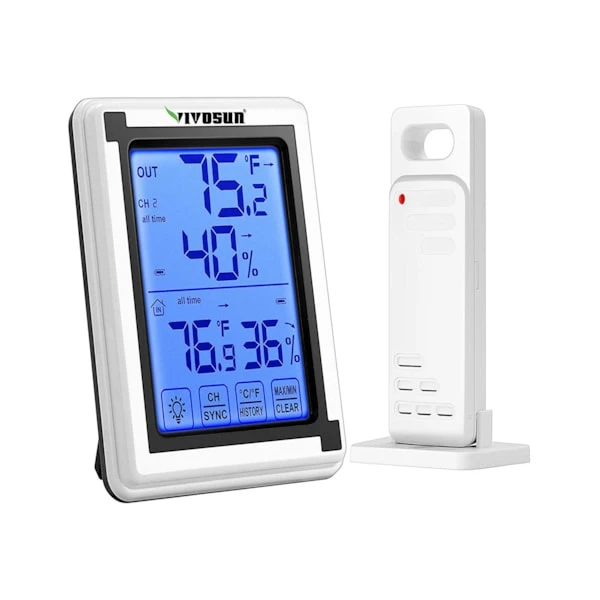 Digital Hygrometer Indoor Outdoor Thermometer 7 Digital Hygrometer Indoor Outdoor Thermometer - Image 7