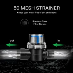 Water Pressure Pump, 110V 5.5GPM 70 PSI Diaphragm Water Pump Include 1/2" And 3/4" Garden Hose Adapters, Power Plug For Bathrooms, Kitchens, RVs, And Yachts 9 Water Pressure Pump, 110V 5.5GPM 70 PSI Diaphragm Water Pump Include 1/2" And 3/4" Garden Hose Adapters, Power Plug For Bathrooms, Kitchens, RVs, And Yachts -Smart Planting Store 8f2c157e8c0b8e1a22c6d03807bc9324