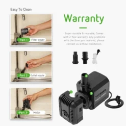 210GPH Submersible Pump(800L/H, 8W) -Smart Planting Store 9051d5328262df8fa915c558