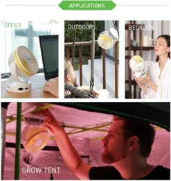 USB Powered Clip Fan -Smart Planting Store 962be37a3cf0be6fa271b614