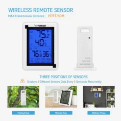 Digital Hygrometer Indoor Outdoor Thermometer 12 Digital Hygrometer Indoor Outdoor Thermometer -Smart Planting Store 96b8232e382459bed2766d9b