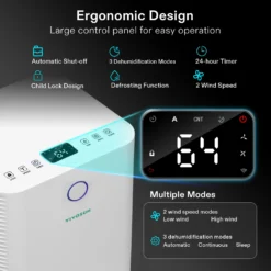 10L/23 Pint 2,000 Sq. Ft. Smart Dehumidifier -Smart Planting Store 9800ad200ee266f35c4a18988ec028d0