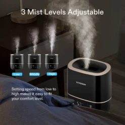 2-in-1 Warm And Cool Mist Humidifier, 5L Indoor Ultrasonic Air Humidifier With Essential Oil Tray For Bedrooms, Plants, Offices And Babies -Smart Planting Store a511eb35ca8673fd7663f06012a969bd