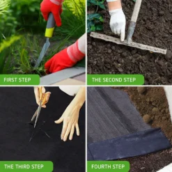 5.8oz Barrier Landscape Fabric 3 X 100 Ft, Heavy Duty Garden Cloth Felt For Flower Bed, Patio, Orchard, And Playground -Smart Planting Store a7d879e00529dc101c5487077b2e3c0c 1