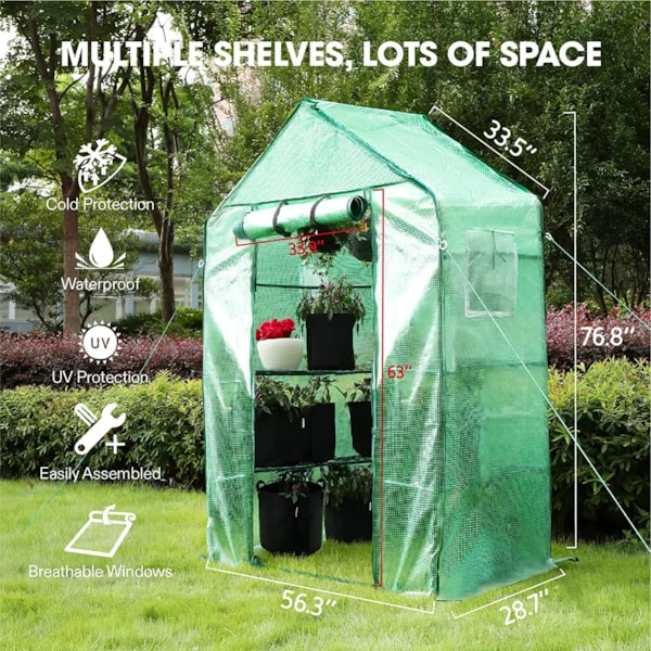 56″x28″x76″ Mini Walk-in Green House 6 56″x28″x76″ Mini Walk-in Green House - Image 6