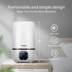 Air Humidifier 4L Cool Mist Humidifier, Indoor Ultrasonic Humidifier With Essential Oil Box & Remote Control For Bedroom, Plant, Baby, Dry Skin -Smart Planting Store aaf71c7c871d97f08ae5b6f9a3379bb0
