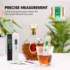 Digital PH Tester Pen, High Accuracy Water Quality Tester, Army Green -Smart Planting Store ad4946a8295f9b475c1c282fc7182e68