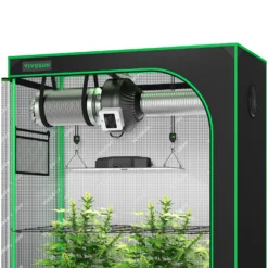 Standard Grow Tent Kit GIY-42 4x2, 2-Plant Complete System, With 200W VS2000 LED Grow Light, And 4-inch Ventilation Combo