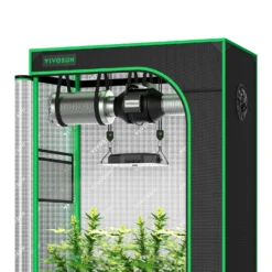 Standard Grow Tent Kit GIY-32 3x2, 2-Plant Complete System, With 100W VS1000 LED Grow Light, And 4-inch Ventilation Combo