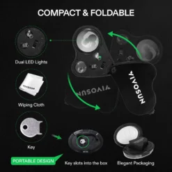 30X-60X Jewelers Loupe Magnifier With LED Light (2-Pack Black) 8 30X-60X Jewelers Loupe Magnifier With LED Light (2-Pack Black) -Smart Planting Store b52cd1d2b512839424aa8d5c519d5565