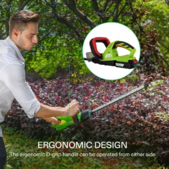 20" Cordless Pole Hedge Trimmer, 20V Electric Bush Trimmer With 20” Dual-Action Laser Blade, Adjustable Cutting Head, 0.55" Cutting Capacity, 2.0AH Battery And Fast Charger Included -Smart Planting Store bab8db5d19e4fc9d92ffdddc393d59f7 2