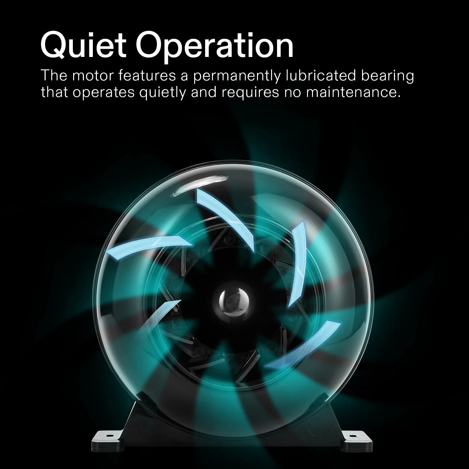 4-Inch 195 CFM Inline Duct Fan 6 4-Inch 195 CFM Inline Duct Fan - Image 6